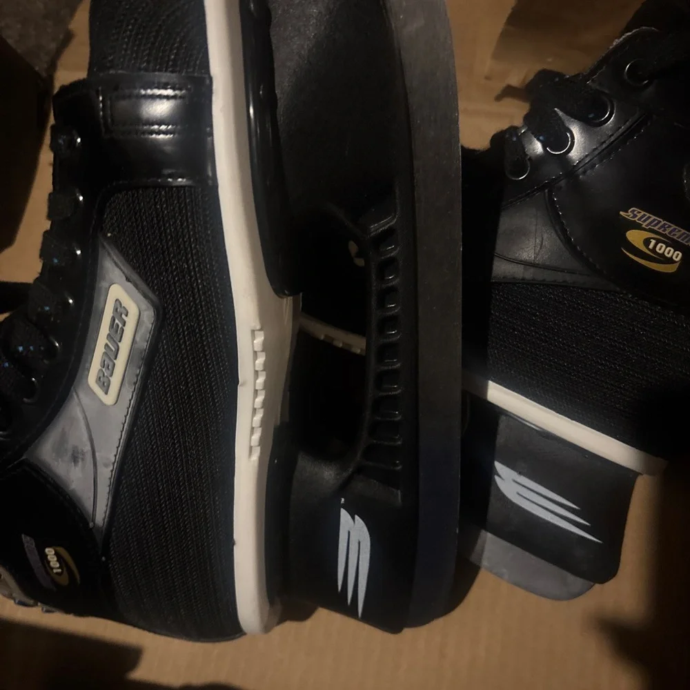Bauer Black and Silver Hockey Skates - Picture 4 of 11